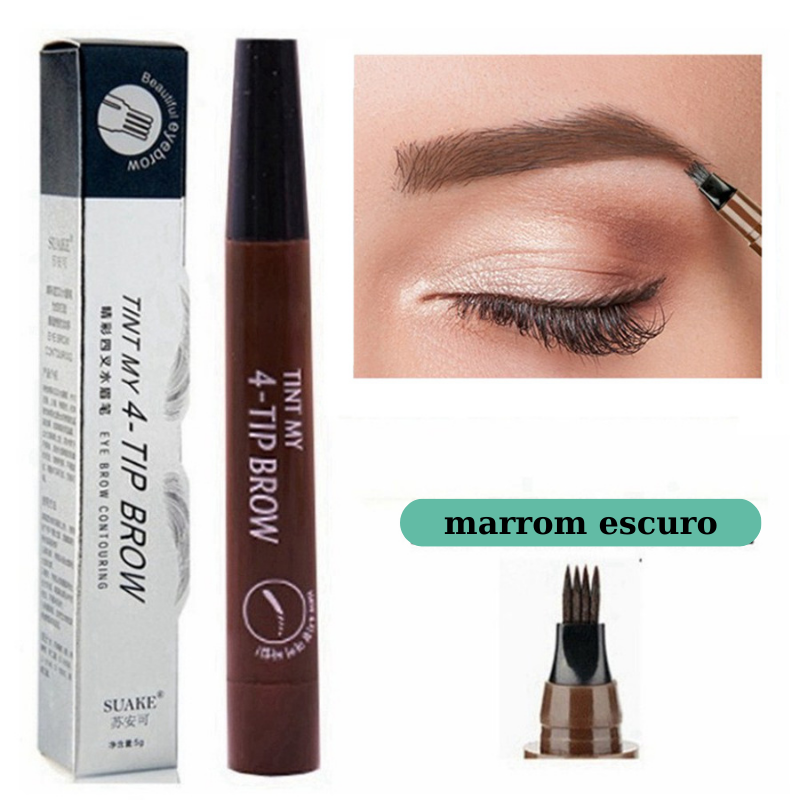 GlamBrows Caneta Sobrancelha 4D-