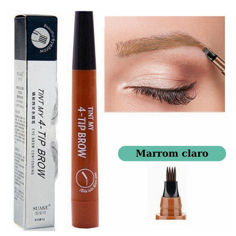 GlamBrows Caneta Sobrancelha 4D-