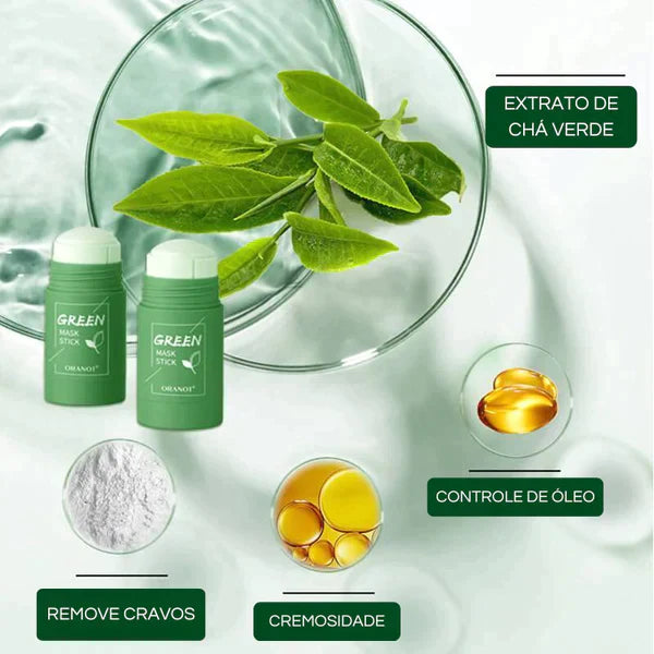 Green Mask™ Original da Vamarco- Rosto Perfeito, Limpeza Profunda e Definitiva- Desconto Incrível