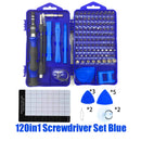 TechMasterFix O 120 em 1 Chave de Fenda Magnética Set Precision Torx-Desconto