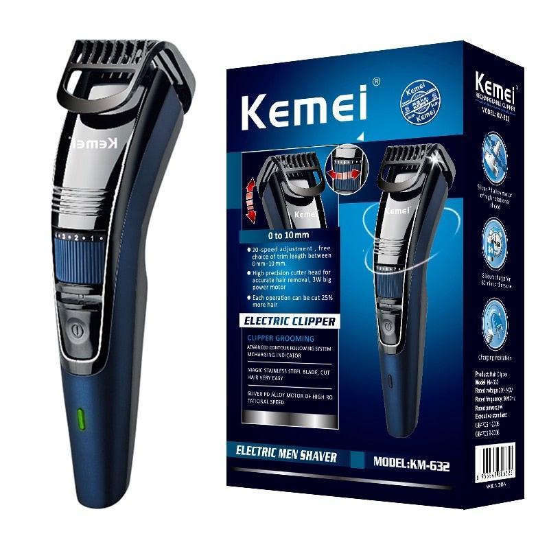 Barbeador e Máquina de Cabelo Profissional - Kemei®